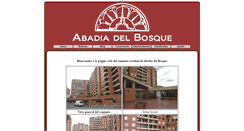 Desktop Screenshot of abadiadelbosque.com